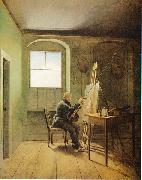 Georg Friedrich Kersting, Caspar David Friedrich in seinem Atelier